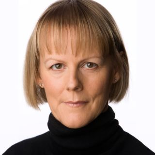Phyllida Lloyd headshot in colour