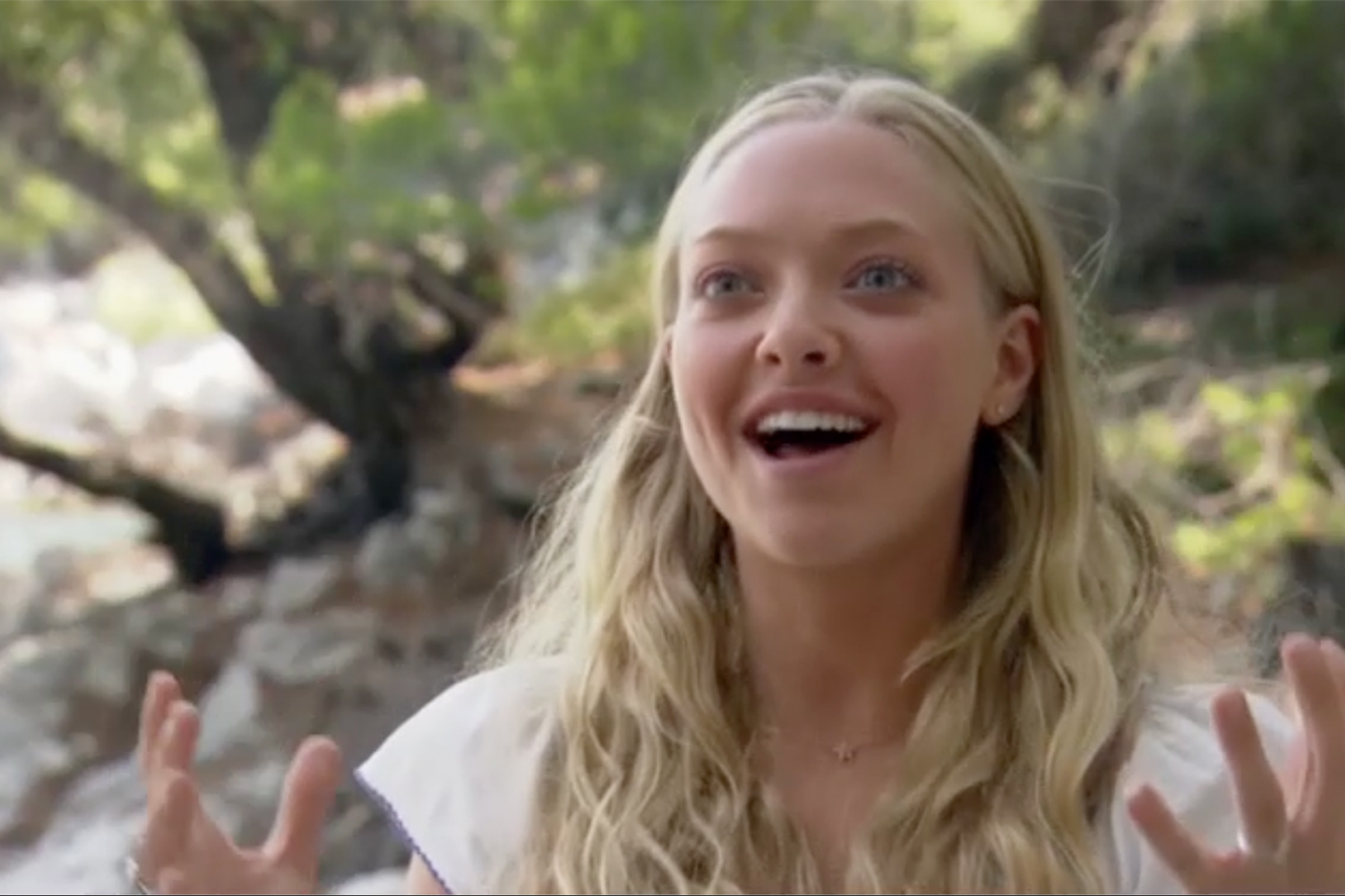 MAMMA MIA! Amanda featurette screengrab