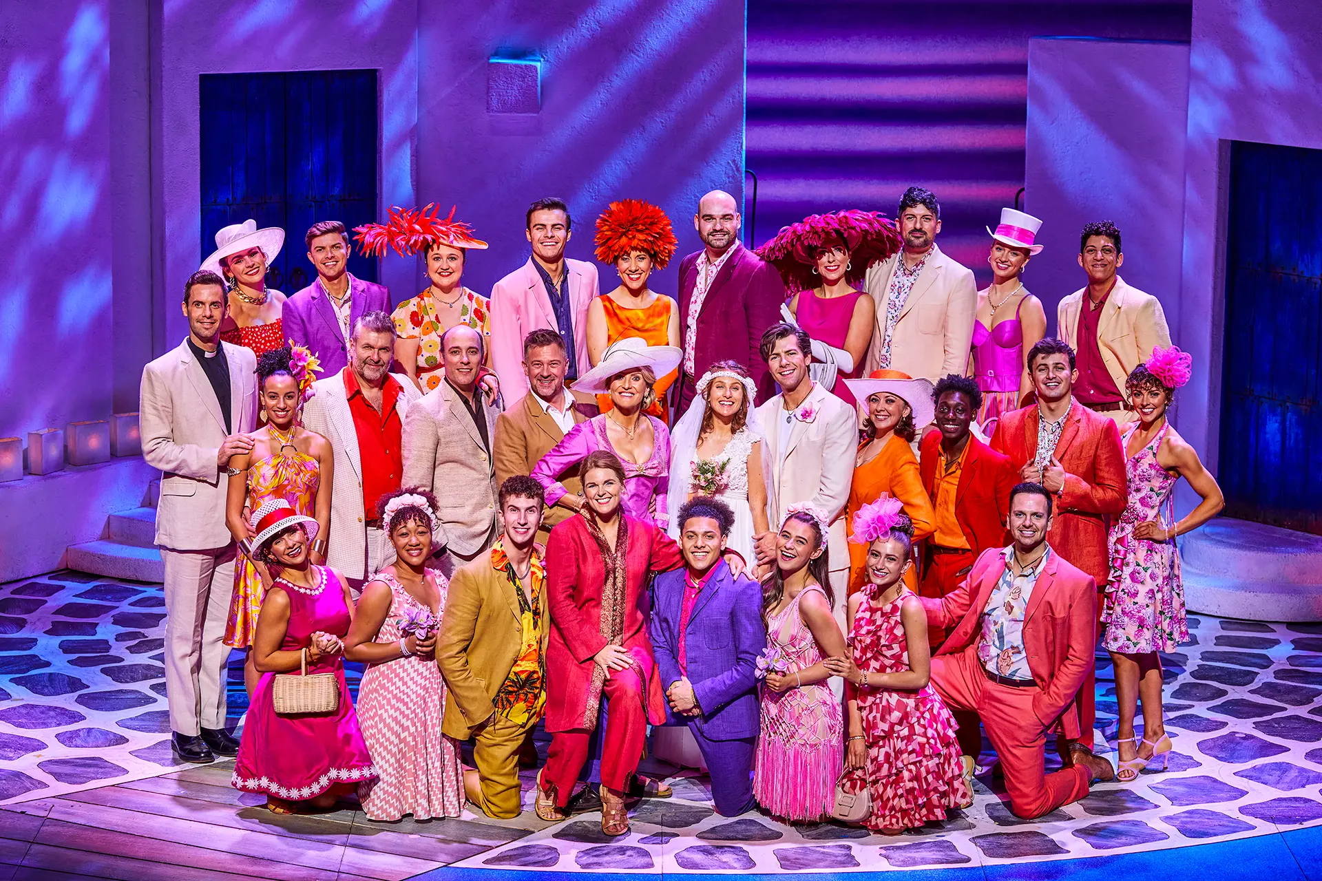MAMMA MIA! International tour production 2023 wedding shot 1094-0497. Photography by Brinkhoff/Mögenbur