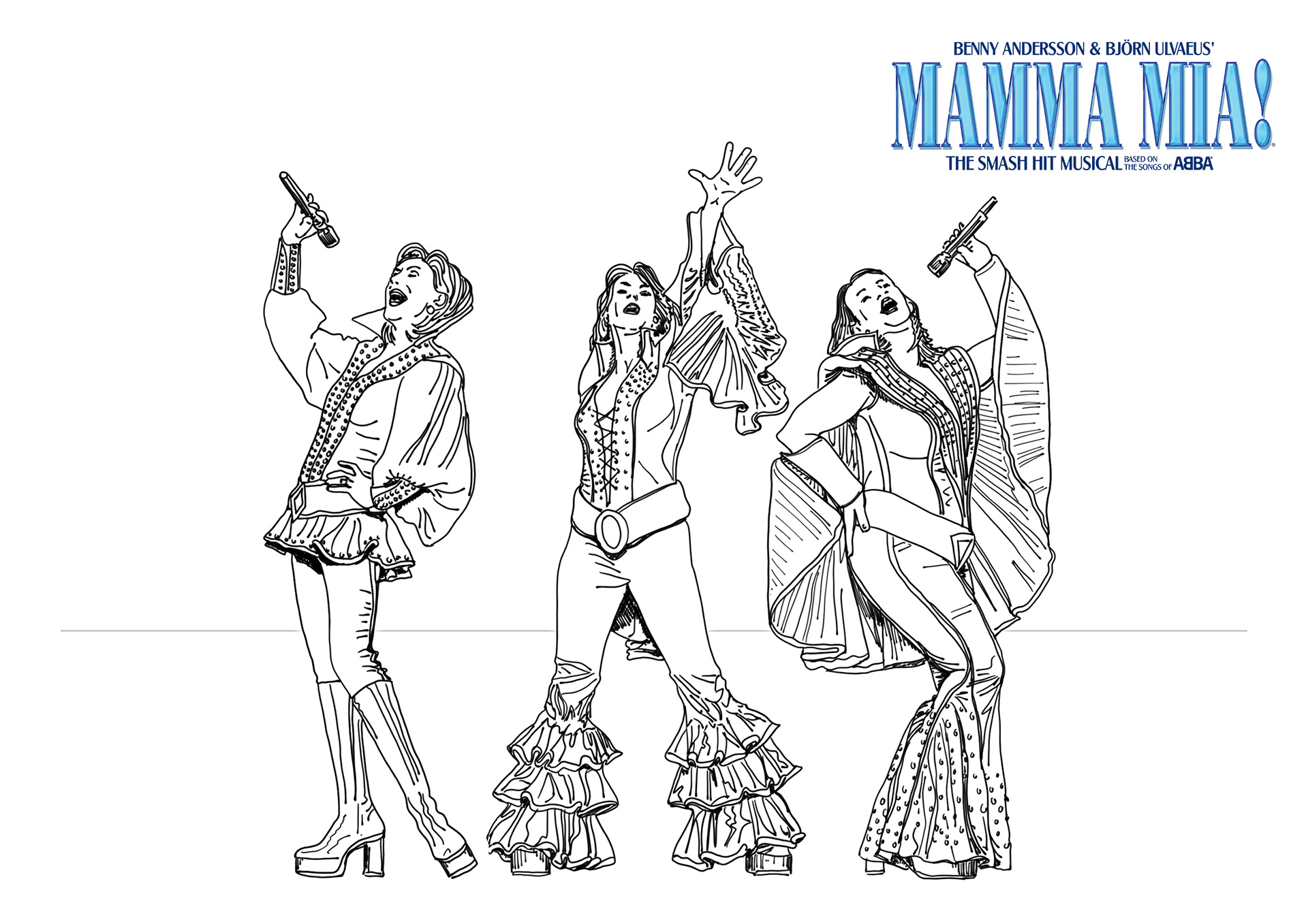 MAMMA MIA! Dynamos Drawing artwork