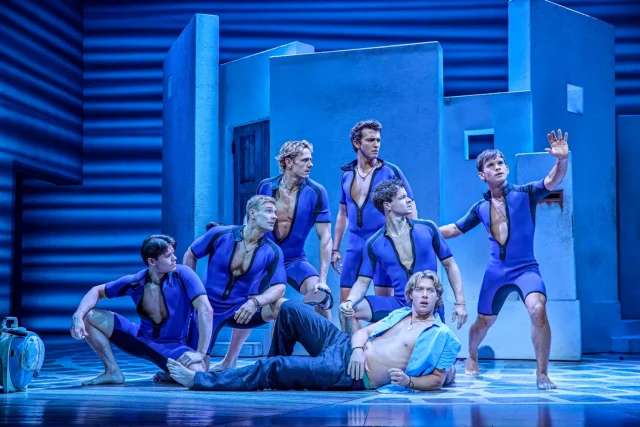 MAMMA MIA! London 2025 - 2026 cast. Photography by Brinkhoff/Mögenburg