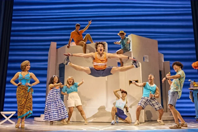 MAMMA MIA! UK Tour 2025 - 2026 cast. Photography by Brinkhoff/Mögenburg